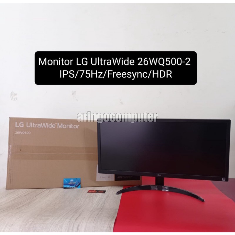 Jual Monitor LG UltraWide 26WQ500-2 IPS/75Hz/Freesync/HDR | Shopee ...