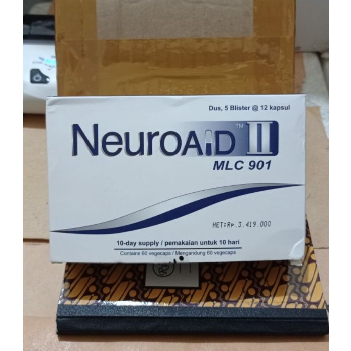 Jual Neuroaid Ii Mlc 901 Strip 12 Kapsul Shopee Indonesia