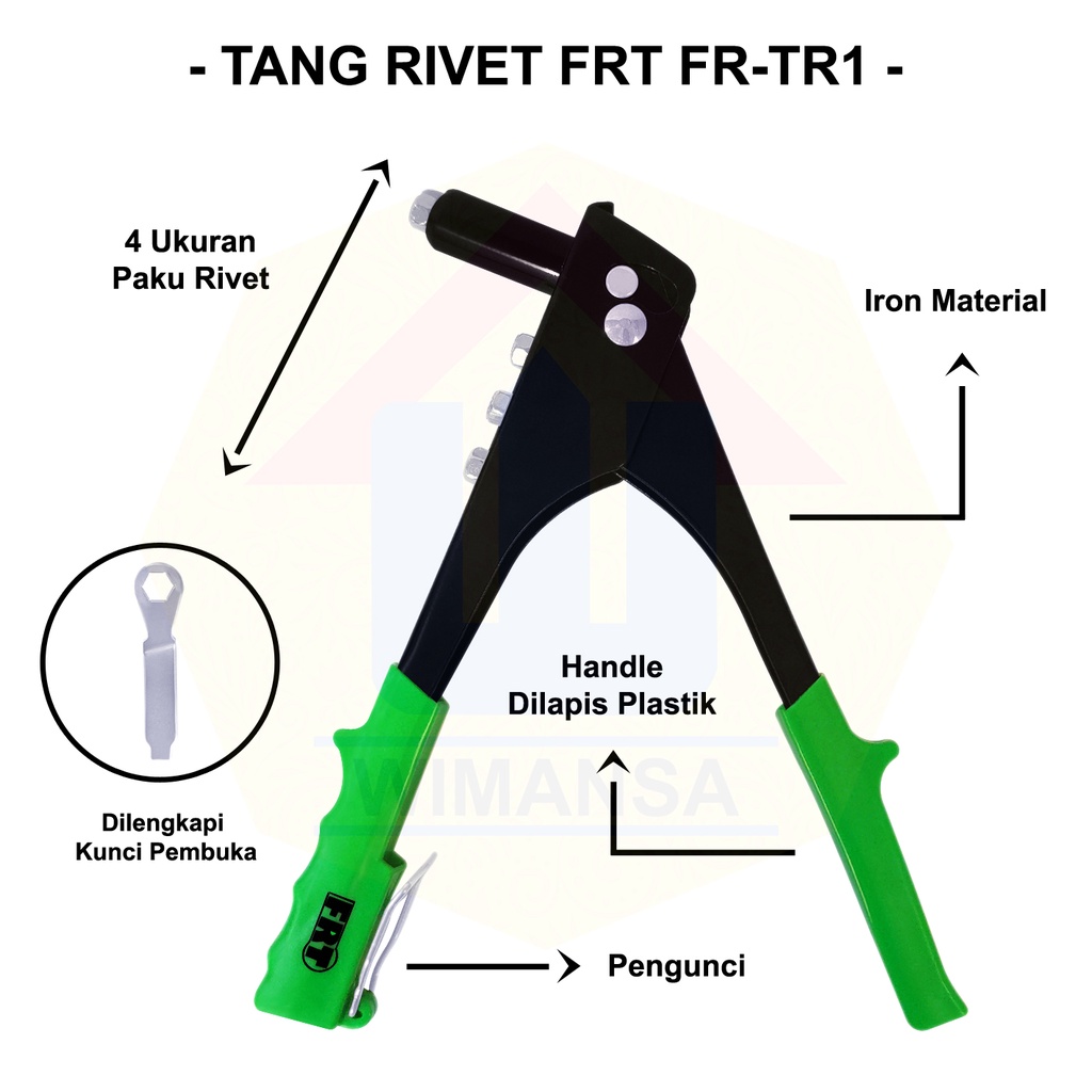 Jual TANG RIVET FRT FR-TR1 9.5 INCH | Shopee Indonesia