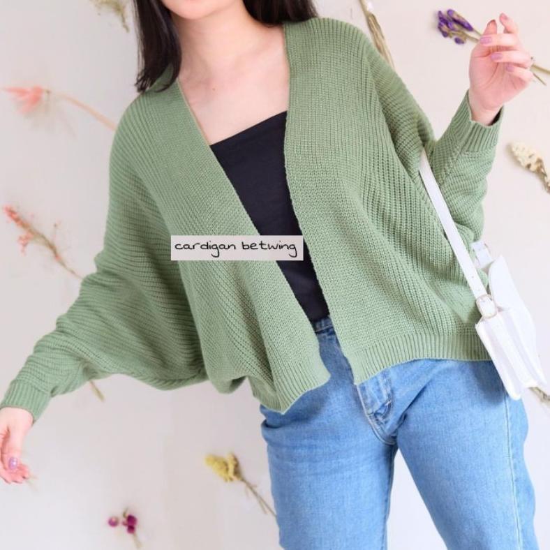 Jual Cardigan Rajut Oversize Batwing/Cardigan Rajut Wanita Tebal ...