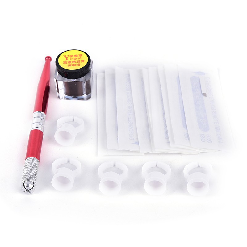 Jual Microblading Permanent Makeup Eyebrow Tattoo Needle Pen Ink ...