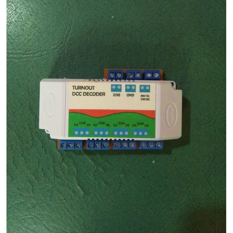 Jual turnout decoder DCC (untuk mesin wesel type solenoid 3-kabel ...