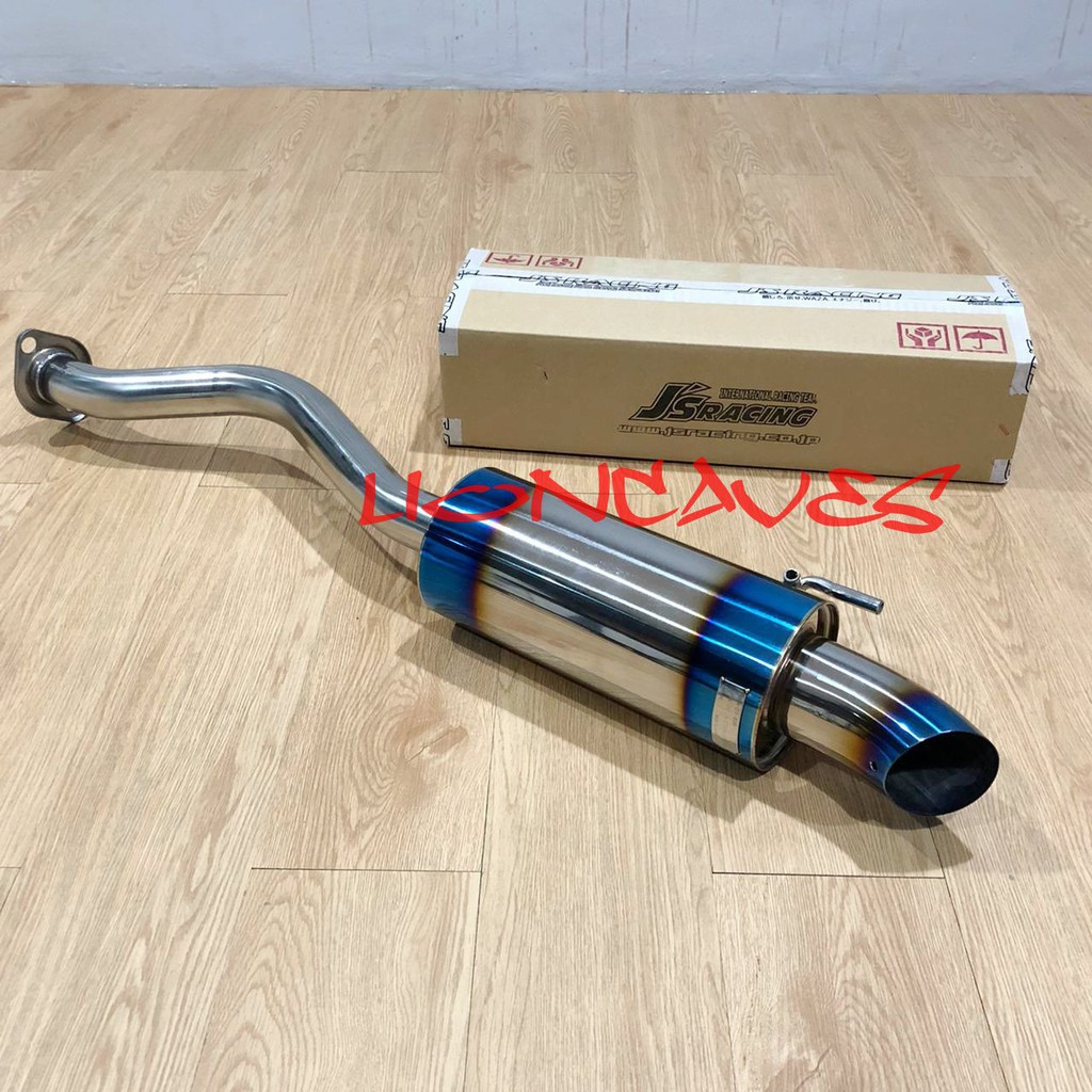 Jual Original Js Racing Muffler for Civic FD2 and FD2R - Made in Japan ...
