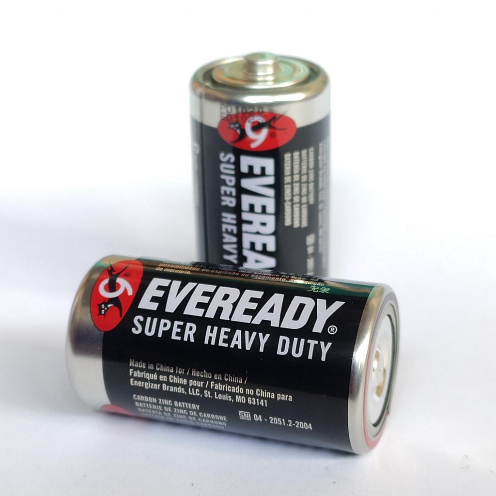 Jual BATERAI EVEREADY SUPER HEAVY DUTY TYPE C UKURAN SEDANG LR14 1.5v ...
