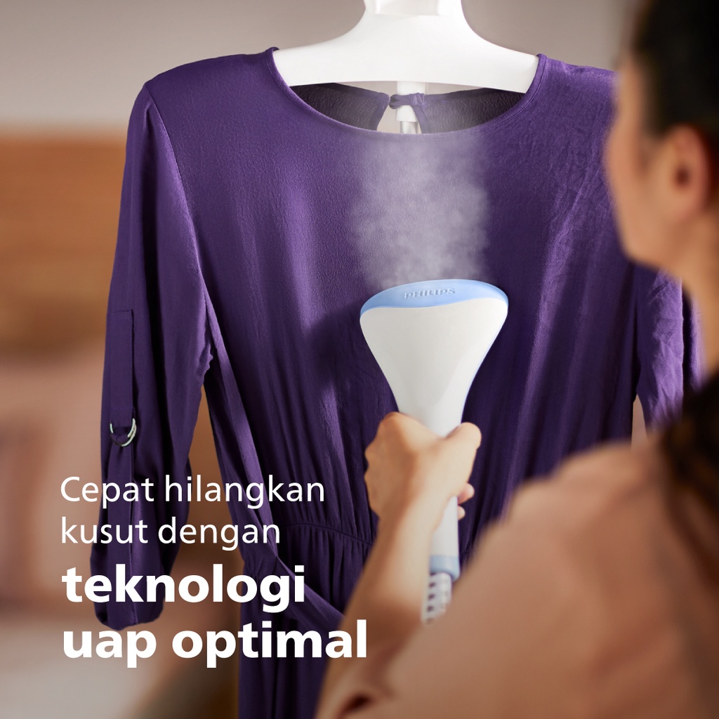 Jual Philips Stand Steamer GC482/25 Blue, Setrika Uap Listrik, Strika ...