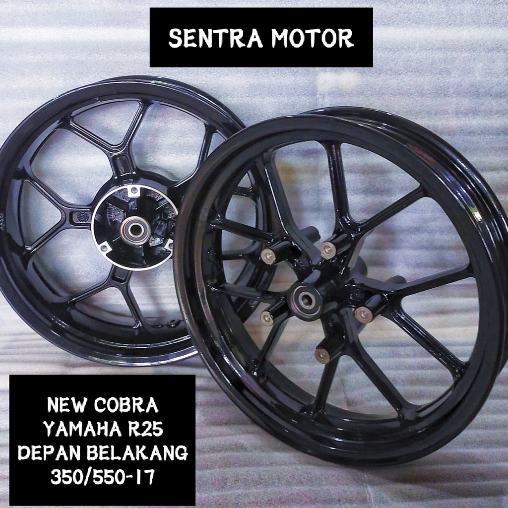 Jual Velg Racing R25 VROSSI NEW COBRA Palang 5Y UK 350/550 Ring 17 ...