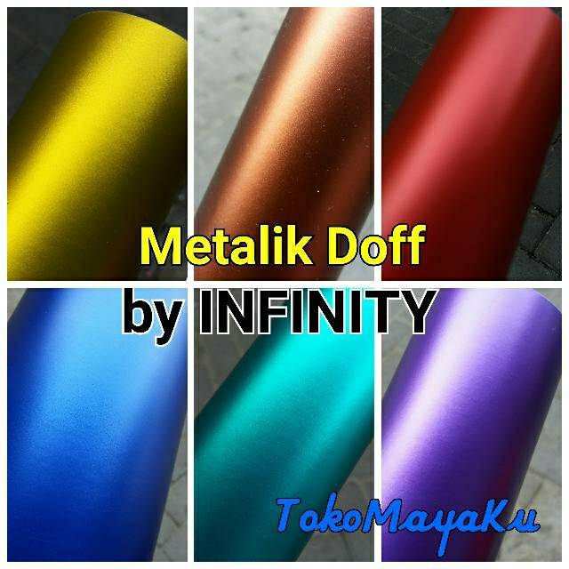 Jual Stiker Skotlet Metalik Doff Infinity Shopee Indonesia