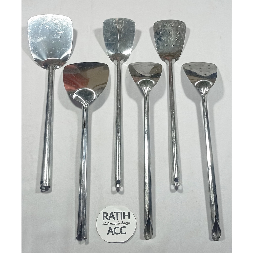 Jual sutil sotil sotel sodet codet spatula stainless | Shopee Indonesia