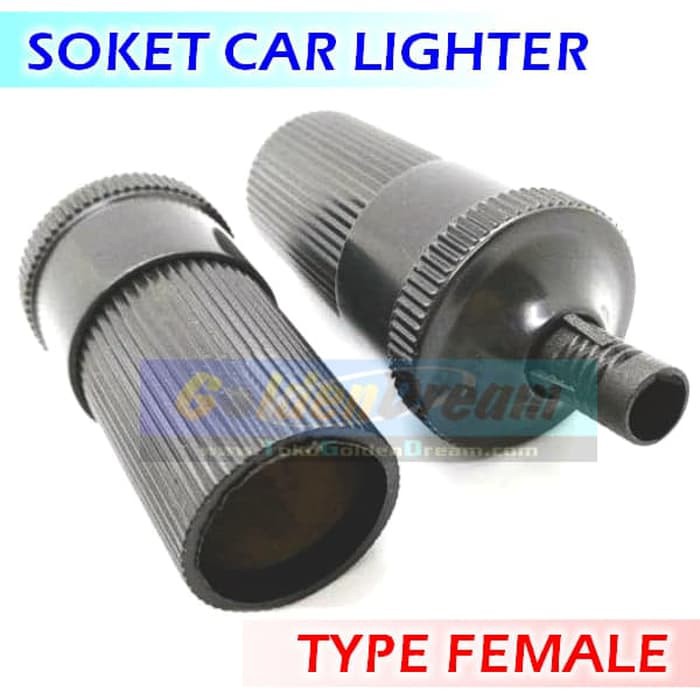 Jual Soket Betina Car Lighter Female Socket Cok Steker Rokok Mobil ...