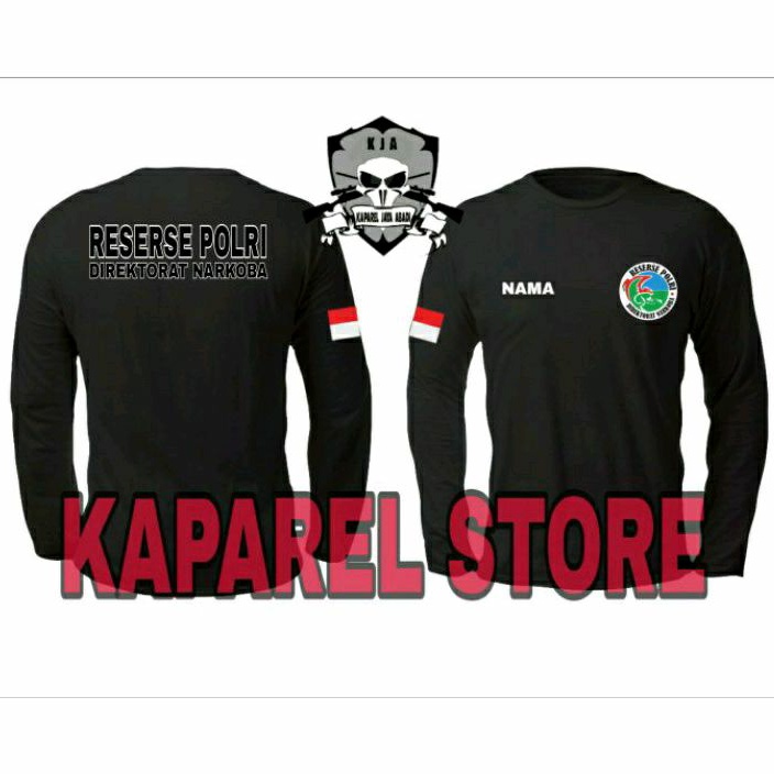Jual Kaos Logo Reserse Polri / Kaos Direktorat Narkoba / Atasan Pria ...