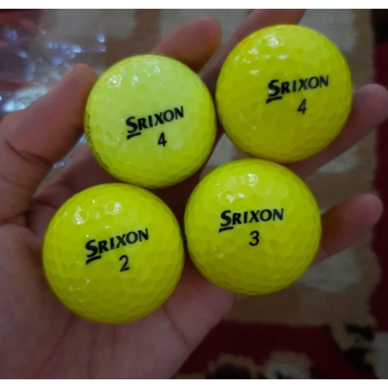 Jual Bola Golf Srixon Soft Feel Warna Kuning Grade A isi 10 pcs ...