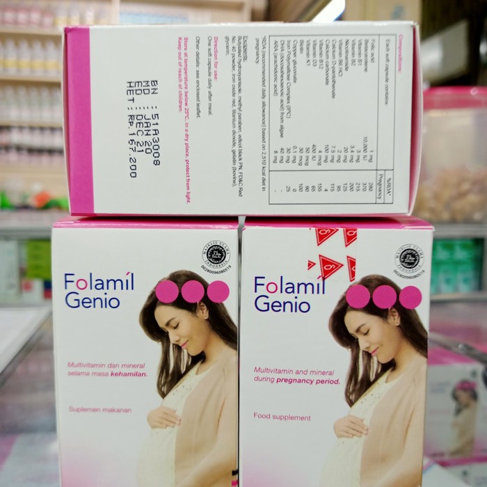 Jual Folamil Genio ( Isi 30 Soft Capsule ) | Shopee Indonesia