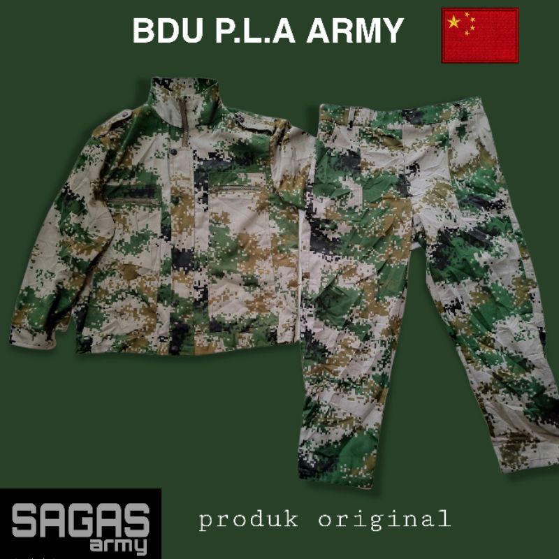 Jual seragam BDU tactical PLA china | Shopee Indonesia