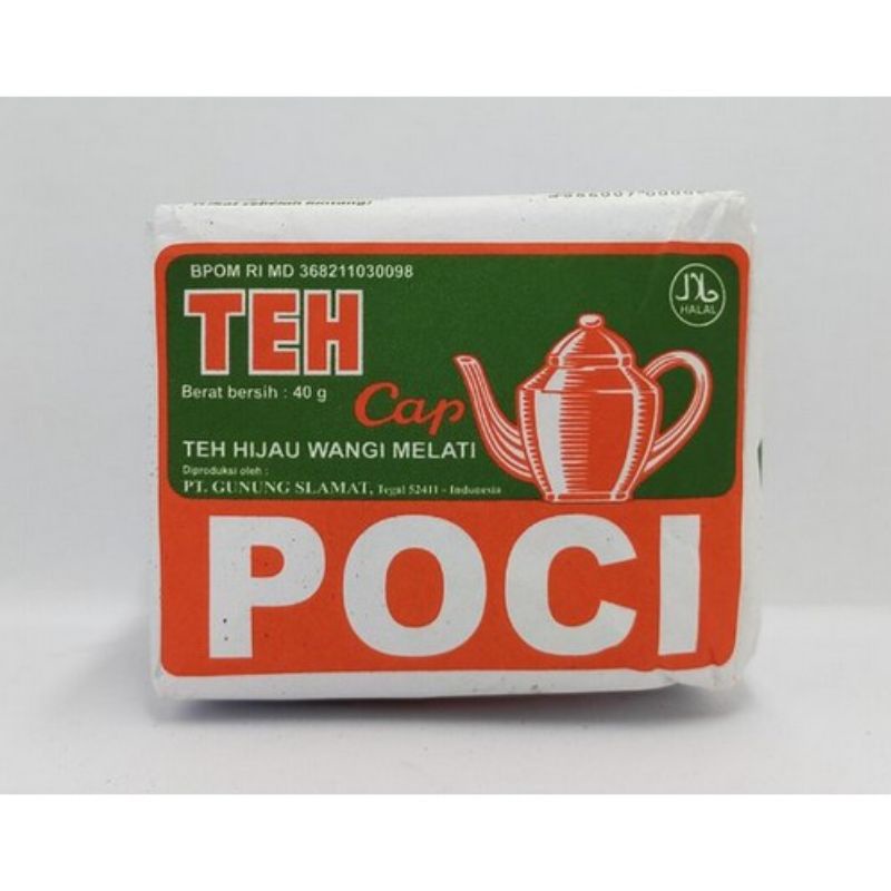 Jual Teh Poci Hijau 40 Gram Teh Cap Poci Hijau 40 Gram Shopee Indonesia