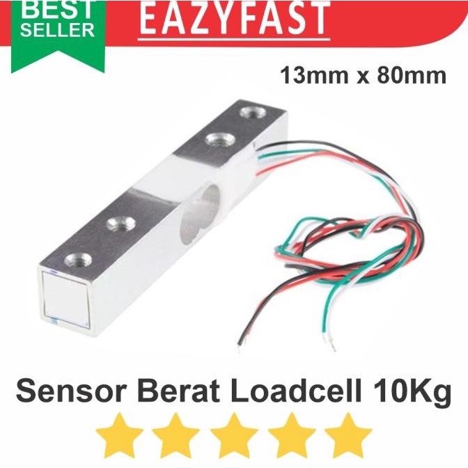 Jual Sensor Berat Loadcell 10Kg 10 Kg Load Cell Arduino Bar Scale ...