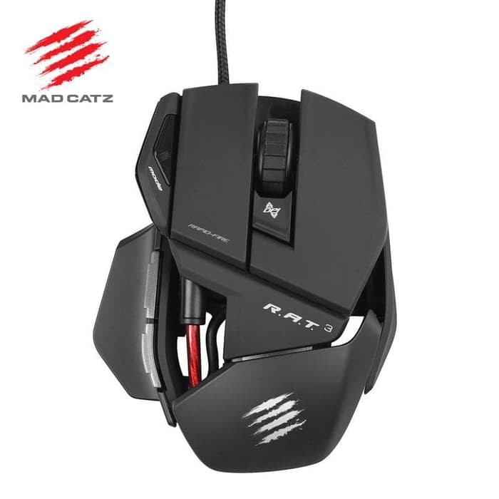 Jual PROMO Madcatz RAT 3 Hitam Shopee Indonesia