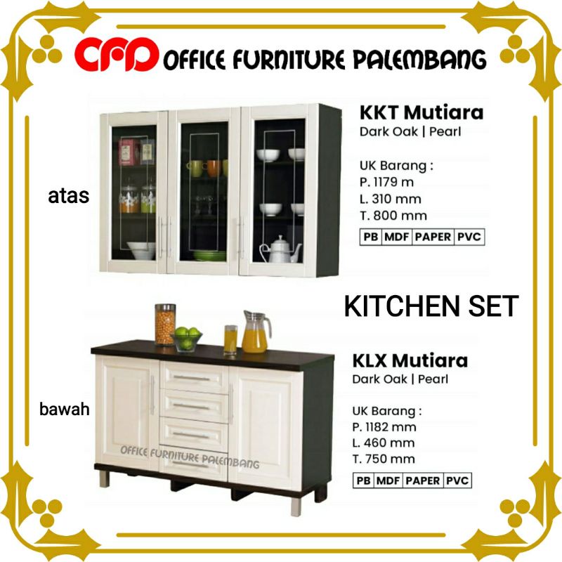 Jual Lemari Dapur Olympic KLX KKT MUTIARA Kitchen Set Rak Dapur Lemari ...