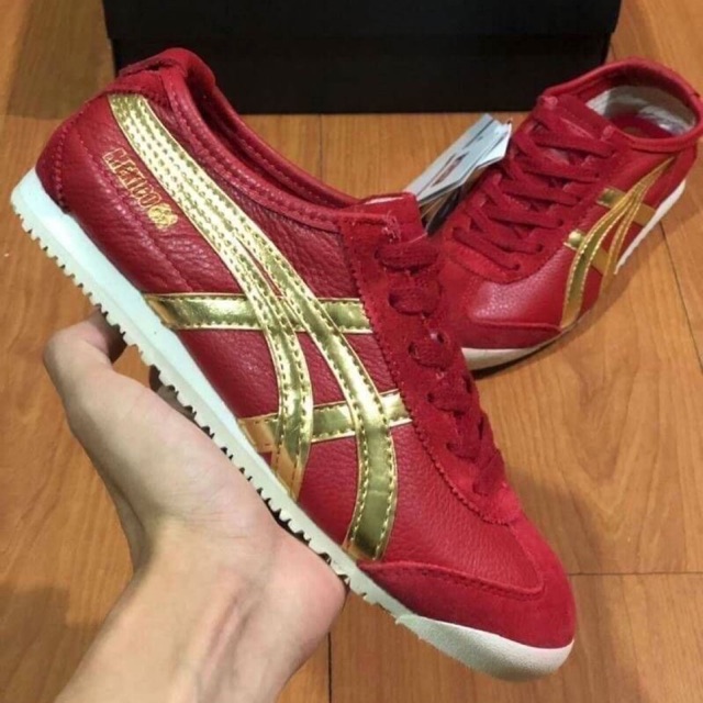 Onitsuka tiger mexico 2025 66 red gold