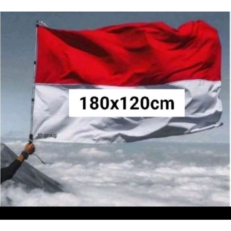 Jual Bendera Merah Putih Ukuran Jumbo 180x120 Cm Shopee Indonesia 