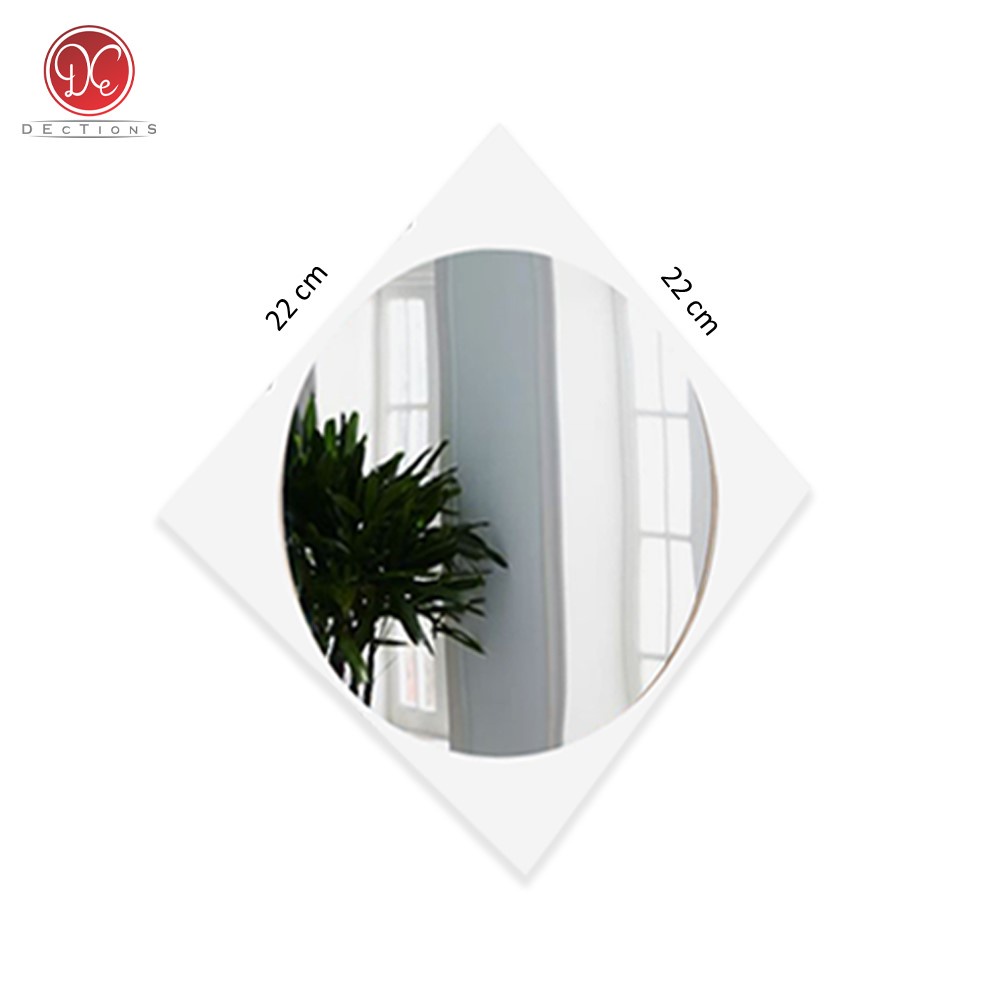 Jual DEcTionS Kaca Cermin Dinding Bulat Aesthetic Round Mirror ...