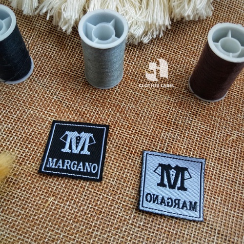 Jual Custom Label Baju/ Label Woven Damask/Label Rajut/Label Bordir ...
