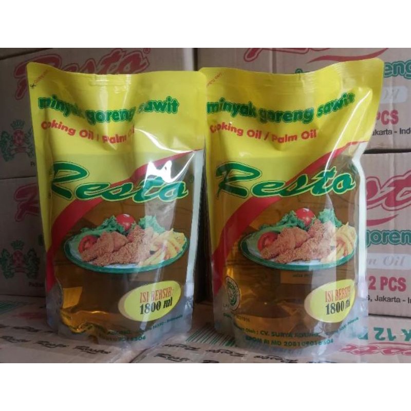 Jual Minyak Goreng Resto Ukuran Ml Karton Isi Pc Shopee