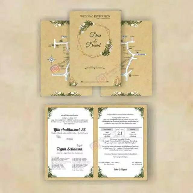 Jual Undangan simple 1 | Shopee Indonesia