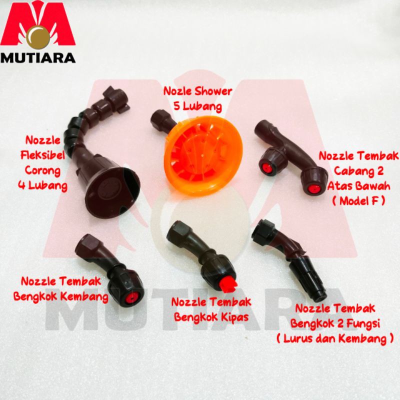 Jual Paket Nozzle Pompa Hama elektrik 6 Jenis Bahan Plastik Kuningan ...