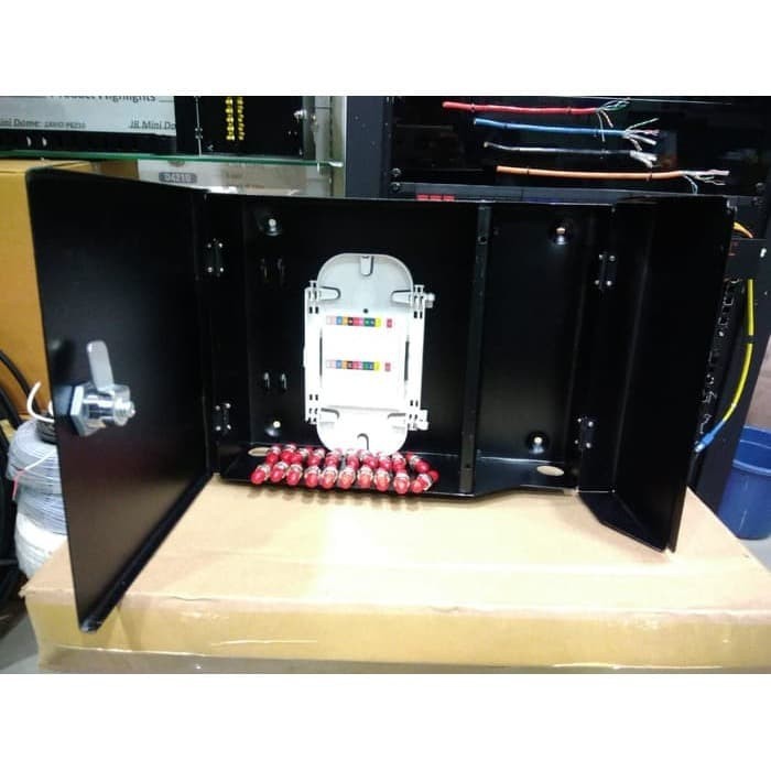 Jual OTB Fiber Optic Wallmount FC 12 Core | Shopee Indonesia
