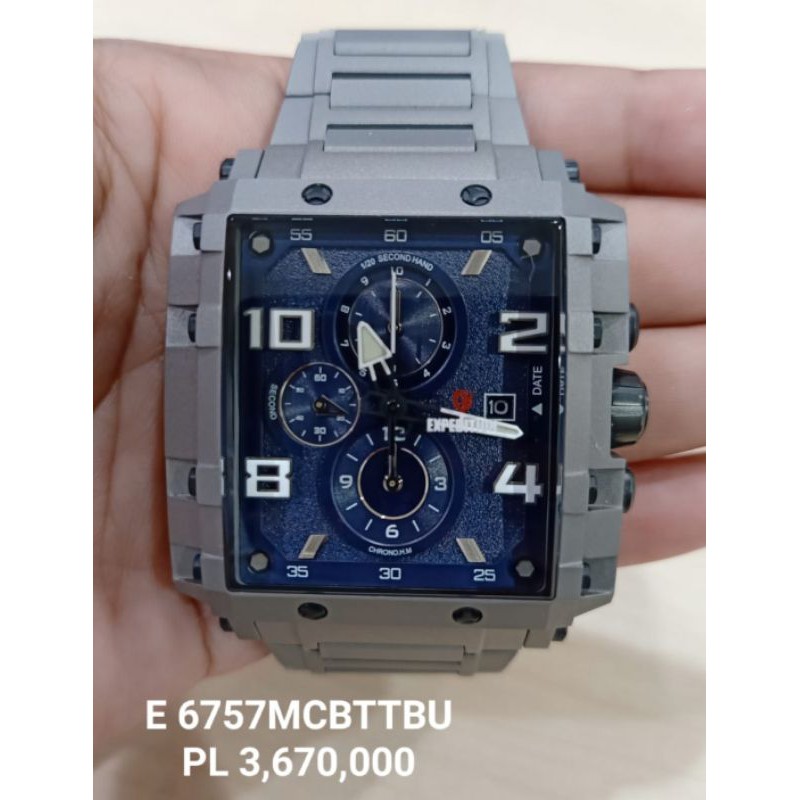 JAM TANGAN EXPEDITION PRIA TITANIUM 6757 E6757M E 6757 TITANNIUM ORIGINAL