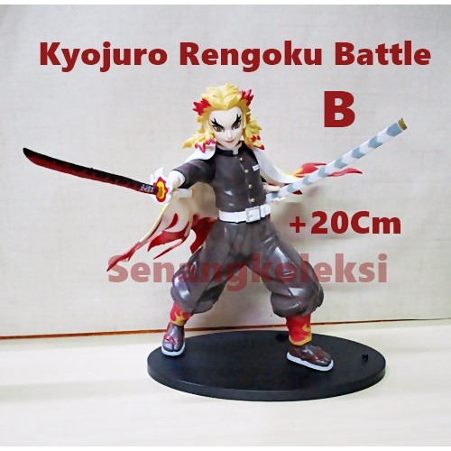 Jual Kimetsu No Yaiba Kyojuro Rengoku Battle Version Action Figure ...