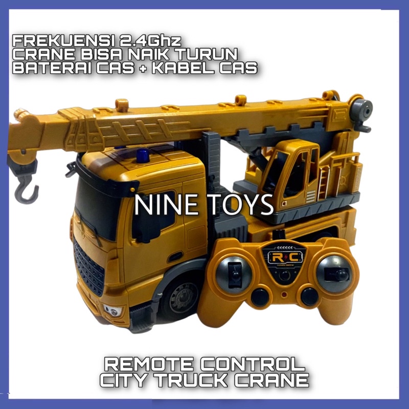Jual RC CRANE REMOTE CONTROL TRUCK CRAIN RC TRUK CRAIN EXCAVATOR PROYEK ...