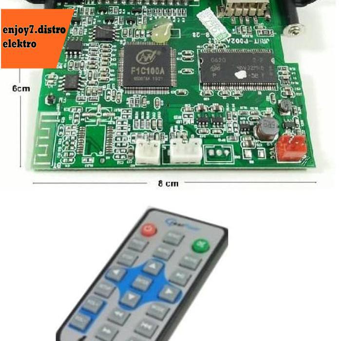 Jual Modul Kit 12V Rayden Usb Digital Audio Video Player Mp3, Mp4, Mp5 ...