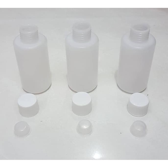 Jual Jual Botol Plastik 100Ml Hdpe Puith Double Tutup Ulir Lebih Aman ...