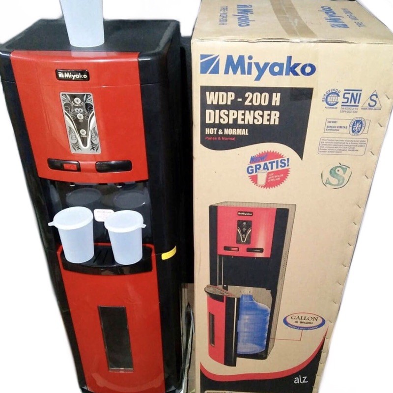 Jual Dispenser Miyako Wdp 200 Hot And Normal Galon Bawah Shopee Indonesia 9930