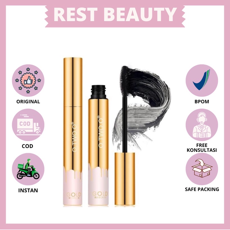 Jual OTWOO O.Two.O Gold Mascara Instant Oversize Volume Mascara Shopee Indonesia