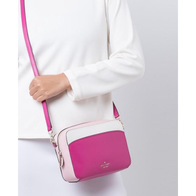 Kate spade lauryn colorblock camera bag hotsell