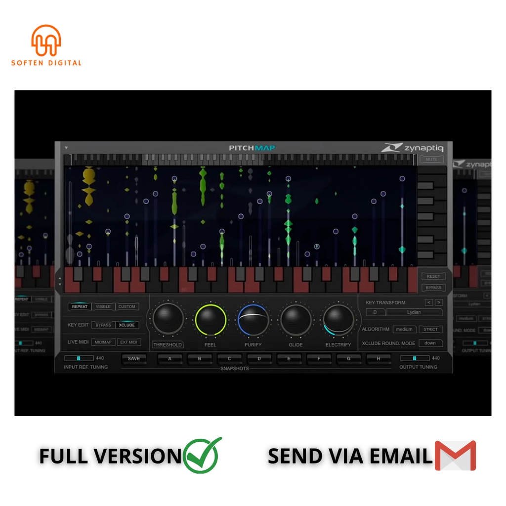 Jual Zynaptiq PITCHMAP V1 VST Plugin Pitch Of Individual Sounds Within Mixed Signals In Real ...