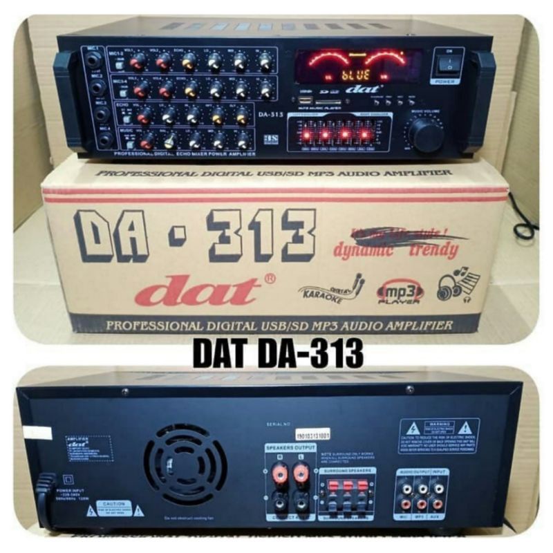 Jual Amplifier dat 313 / DAT313 bluetooth | Shopee Indonesia