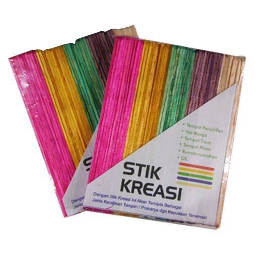 Jual Stick Stik Ice Cream Stik Kayu Es Krim Polos Stik Es Krim Warna
