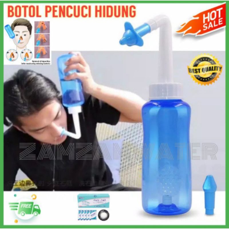 Jual BOTOL PENCUCI HIDUNG Murah Nasal Alat pencuci hodung 500ml FREE ...