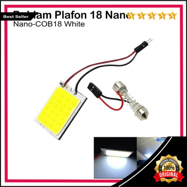 Jual Lampu Plafon Kabin Mobil Led Plasma KECIL 18 TITIK COB AUTO ...