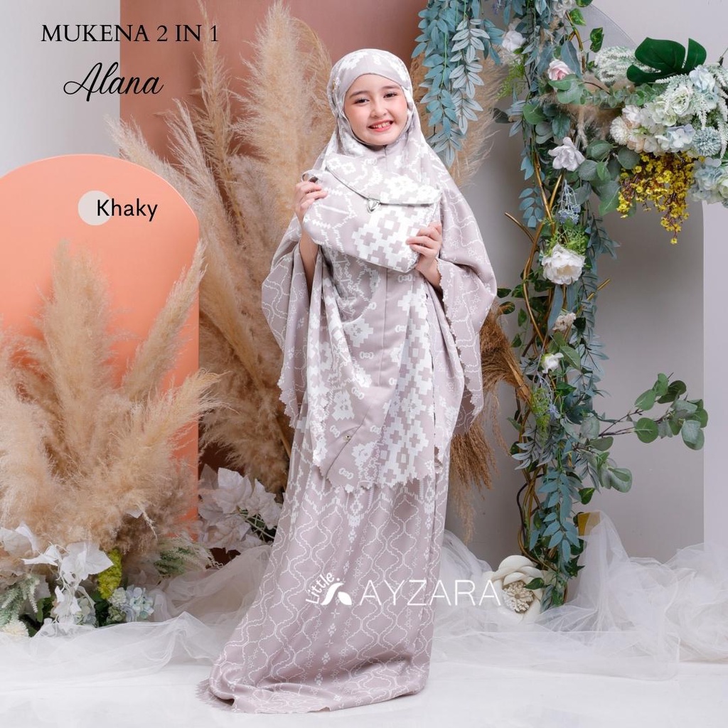 Jual Ayzara - Mukena Anak 2In1 Luxury Printing Terbaru Alana | Shopee ...