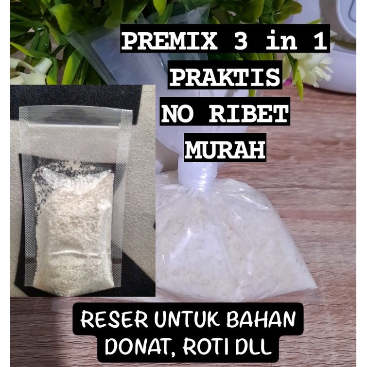 Jual PREMIX 3 IN 1 PREMIUM DONAT DAN ROTI RACIKAN RESEP CHEF ANDALAN ...