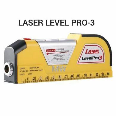 Jual Meteran Laser Waterpas 3 In 1 Level Pro 3 Vertical Horizontal Line ...