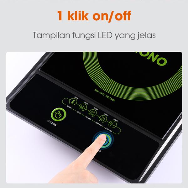 Jual Kompor Listrik Induksi Touch Screen Samono W Waterproof Murah Ws Shopee Indonesia