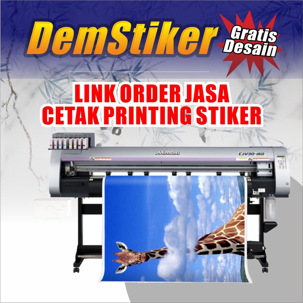 Jual Stiker Custom Printing Vynil Meteran Bisa Request Stiker Apapun ...