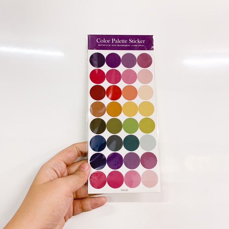 Jual Stiker Bulat Dot Palette Warna Pantone Ukuran 2cm Bujo | Shopee ...