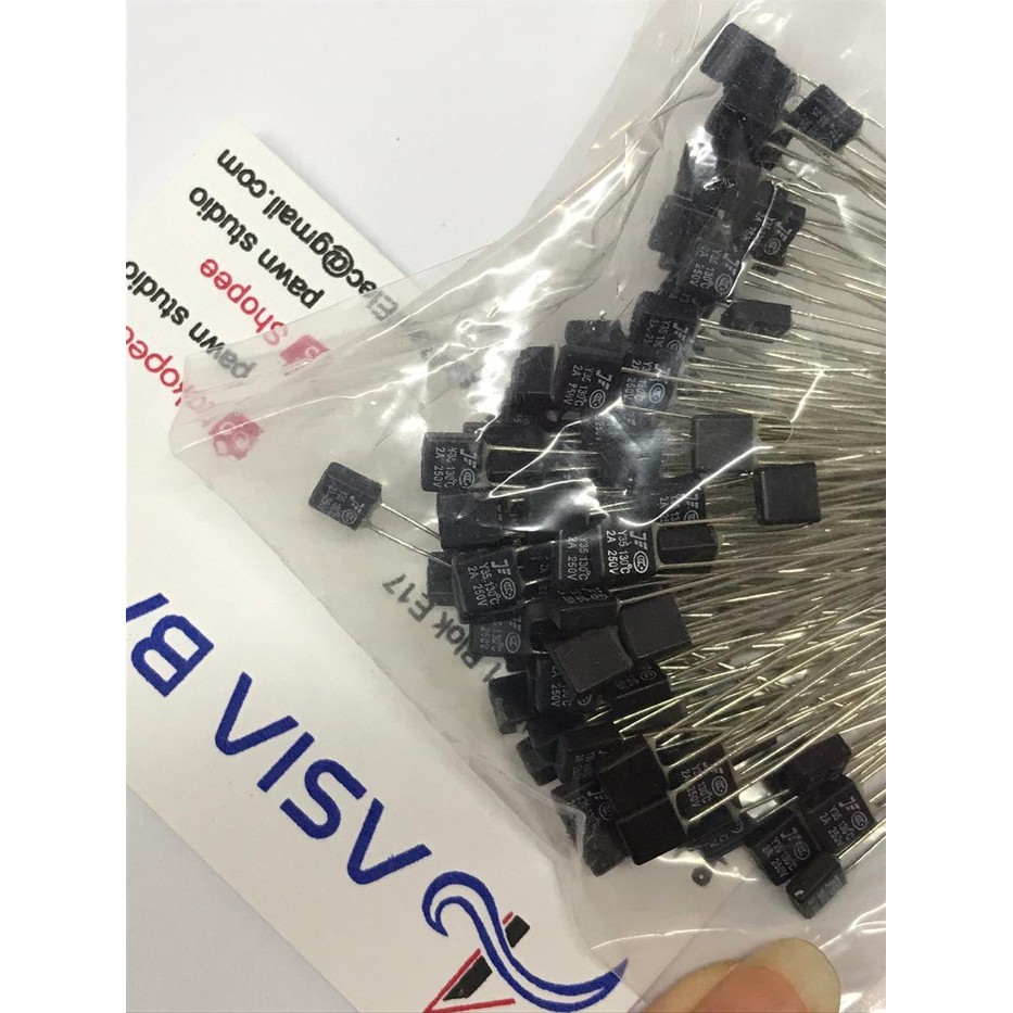 Jual Termofuse thermalfuse thermofuse thermal fuse kipas angin 2a 130c ...