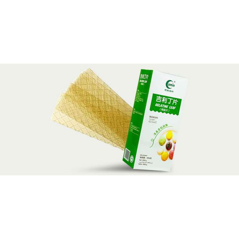 Jual Gelatin Lembaran Halal MUI Gelatin Leaf Original Pack Shopee